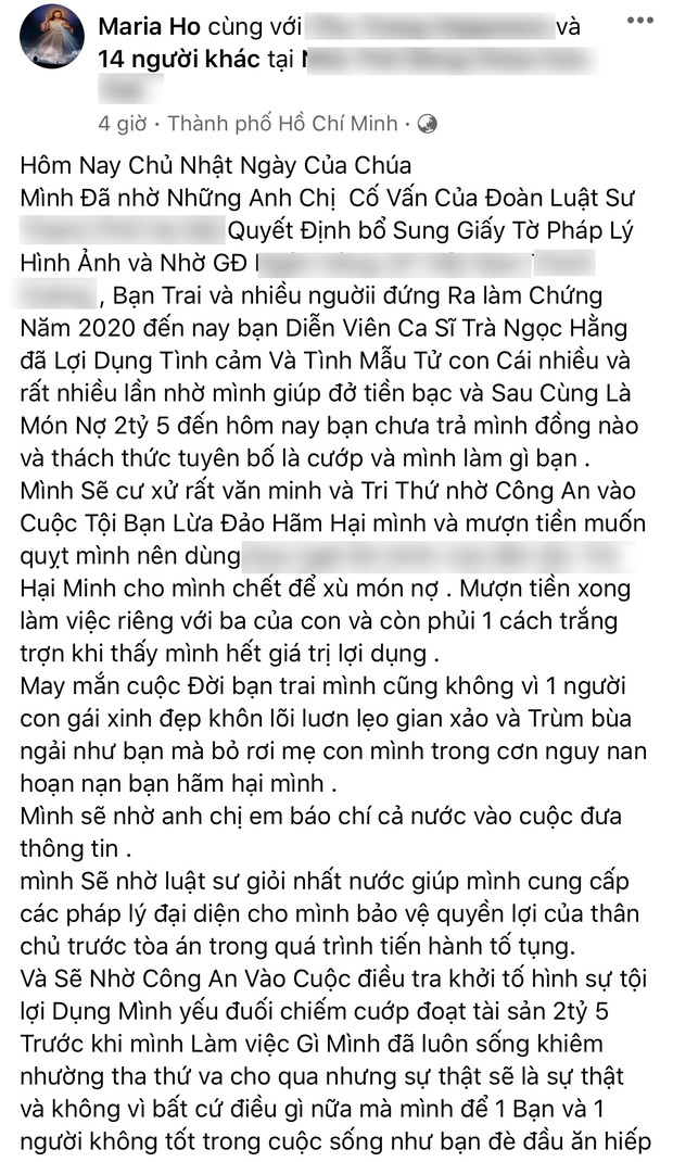 Trà Ngọc Hằng xỉa xói giữa đêm, tuyên bố vừa mất 3 tỷ đồng vì biến với 1 Hoa hậu-3