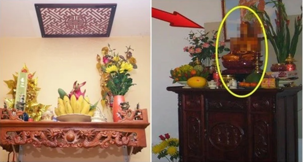 Đặt bàn thờ đúng nơi tán tài: Gia chủ vái tứ phương vẫn nghèo mãi, công việc bấp bênh, vợ chồng lục đục-1