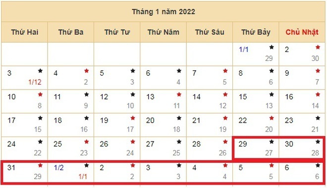 CHÍNH THỨC: Chốt lịch nghỉ Tết Nguyên đán Nhâm Dần 2022-1