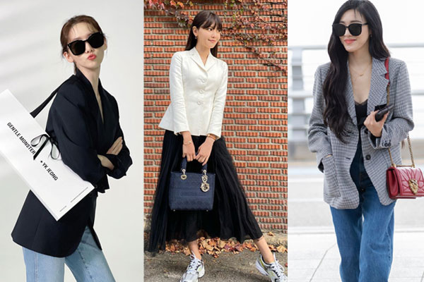 10 cách mặc blazer màu pastel không bị sến, chị em ghim ngay để trông thật tinh tế Tết này-11