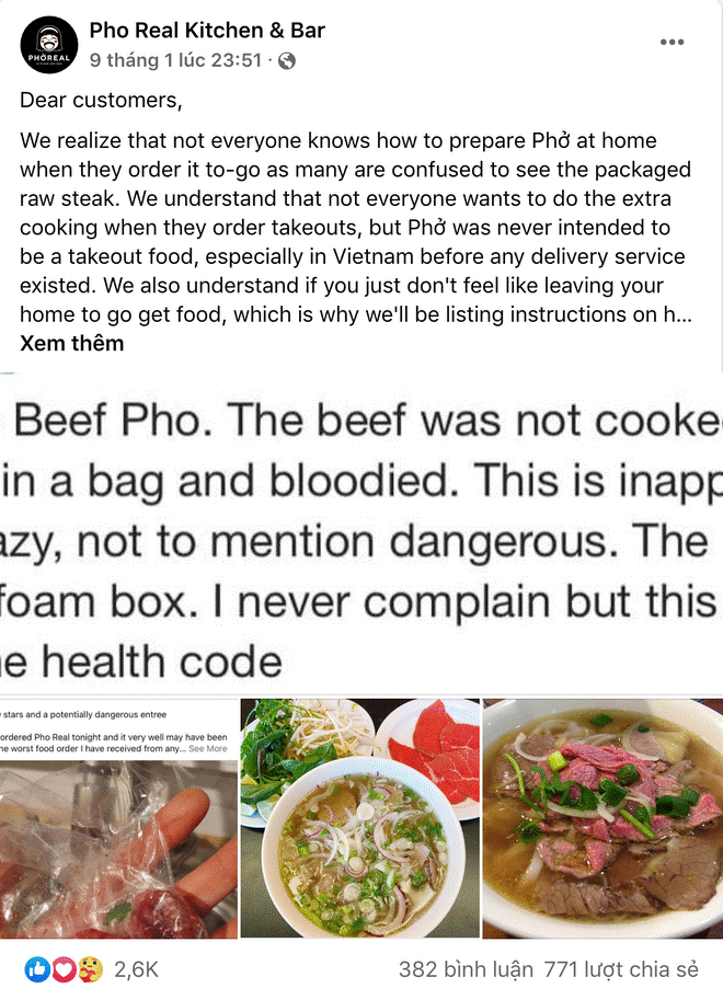 Sốc: Khách Tây chê tiệm phở Việt tởm khi thấy thịt bò chưa được nấu chín, dân mạng phẫn nộ trước lời miêu tả gay gắt-1