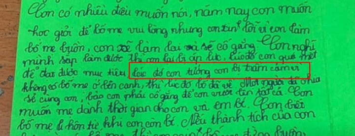 Tâm thư của cậu bé có bố mẹ ly dị gây xúc động mạnh: Con ngỡ mình bị trầm cảm...-2