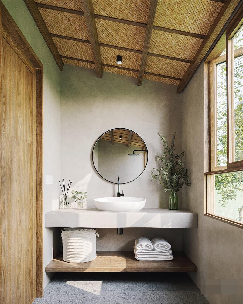 Ngôi nhà ở ngoại ô Hà Nội, dựng từ gỗ cũ, lợp cót-ép, ai cũng muốn được ở-10