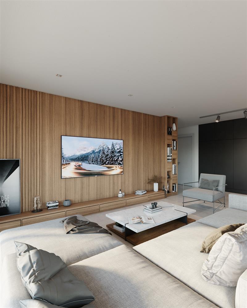 Với chi phí 290 triệu đồng, KTS tư vấn thiết kế để hoàn thiện căn nhà ống 2 tầng có diện tích 115m2-8