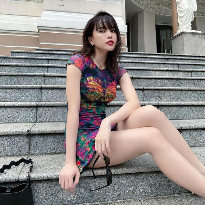 Thiều Bảo Trâm cùng 1 kiểu váy mà đổi góc chụp là body khác bọt hẳn-8