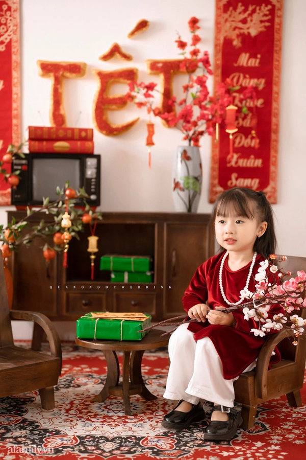 Nhập vai xuất sắc, mợ hai” Hà thành chụp ảnh đón Tết thần thái-5