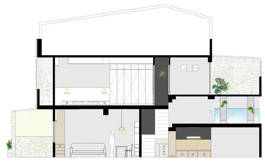 Nhà 2 tầng 50 năm tuổi cũ kỹ lột xác thành tổ ấm hiện đại, trang nhã trong ánh sáng tự nhiên dịu nhẹ-4