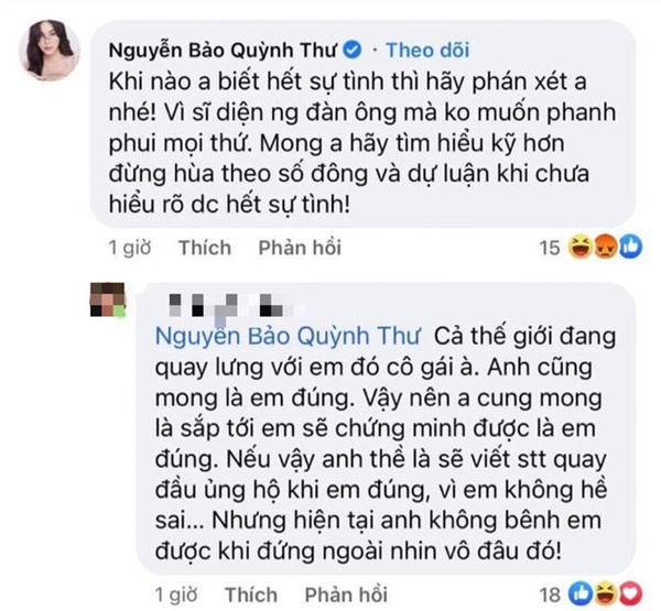 Quỳnh Thư ẩn ý chồng cũ Diệp Lâm Anh vì sĩ diện nên không lên tiếng vụ ly thân?-2