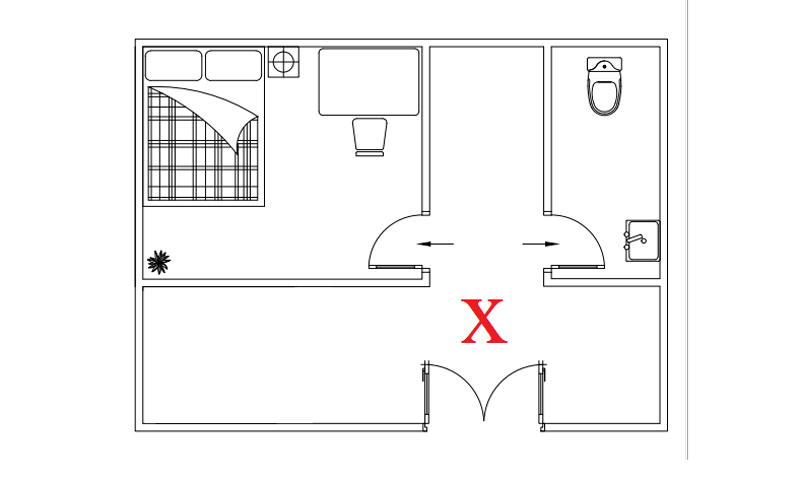 Cửa phòng ngủ cần tránh đối diện 4 vị trí này, nếu không tài vận dễ bị ảnh hưởng-2