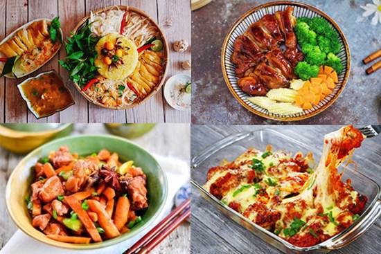 Điểm danh 9 món ngon hấp dẫn từ gà, chị em học ngay để Tết này đổi vị cho gia đình