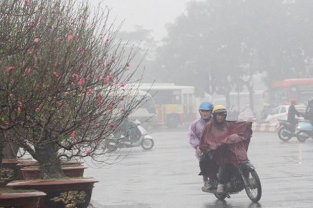 Miền Bắc đón không khí lạnh cực mạnh, mưa rét tê tái, nền nhiệt Hà Nội giảm sâu chỉ còn 12 độ C-1