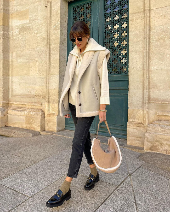 Gái Pháp diện quần đen chuẩn xịn đẹp, ngắm mãi không chán nhờ 13 cách mix khéo léo-13