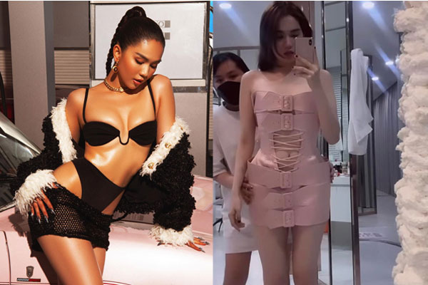 Vòng 1 của Hà Hồ đè bẹp Ngọc Trinh khi đụng hàng, không pose dáng ngả ngớn nhưng vẫn sang hơn hẳn-8