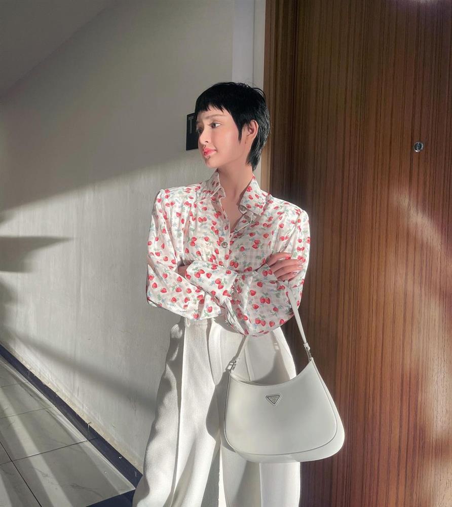 Tóc ngắn cũn nhưng Hiền Hồ vẫn cân được mọi style, kể cả váy vóc bánh bèo chúa-11