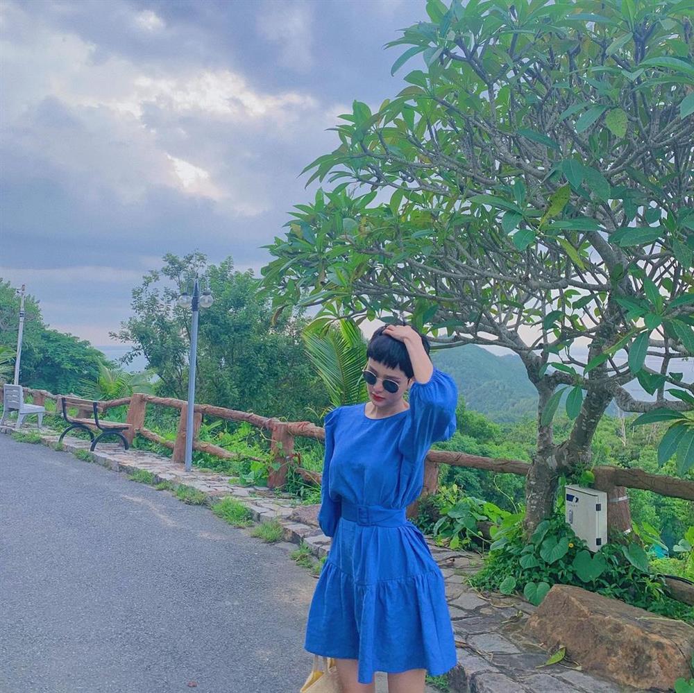 Tóc ngắn cũn nhưng Hiền Hồ vẫn cân được mọi style, kể cả váy vóc bánh bèo chúa-14