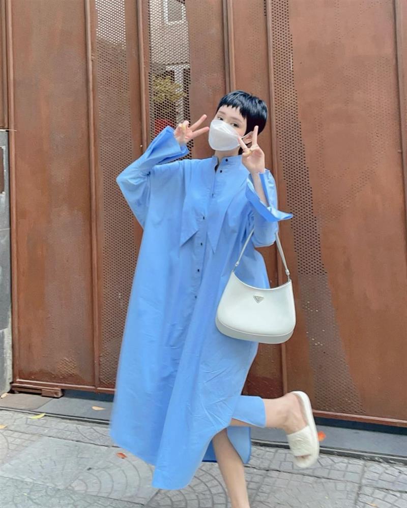 Tóc ngắn cũn nhưng Hiền Hồ vẫn cân được mọi style, kể cả váy vóc bánh bèo chúa-18