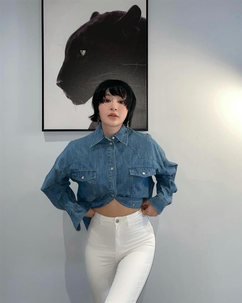 Tóc ngắn cũn nhưng Hiền Hồ vẫn cân được mọi style, kể cả váy vóc bánh bèo chúa-3