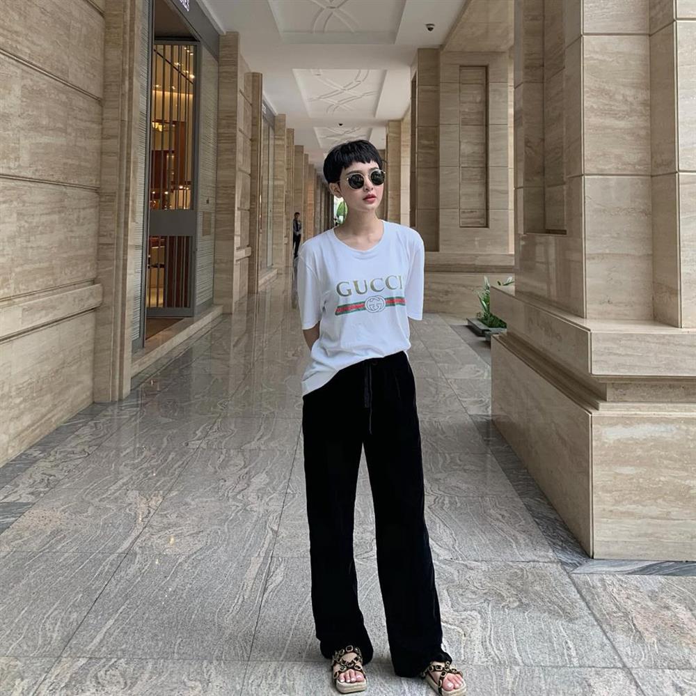 Tóc ngắn cũn nhưng Hiền Hồ vẫn cân được mọi style, kể cả váy vóc bánh bèo chúa-9