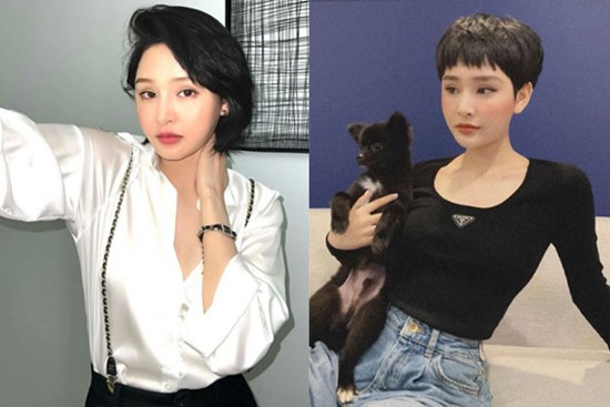 Tóc ngắn cũn nhưng Hiền Hồ vẫn cân được mọi style, kể cả váy vóc