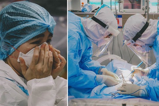 Cận cảnh 30 phút sinh tử mở khí quản cho bệnh nhân COVID-19 nguy kịch tại 