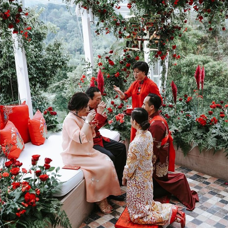 Đám cưới xa hoa ít ai sánh bằng của con gái tỷ phú máu mặt châu Á: Lâu đài cổ tích xa hoa giữa khu nghỉ dưỡng 5 sao, khách mời toàn VIP-8