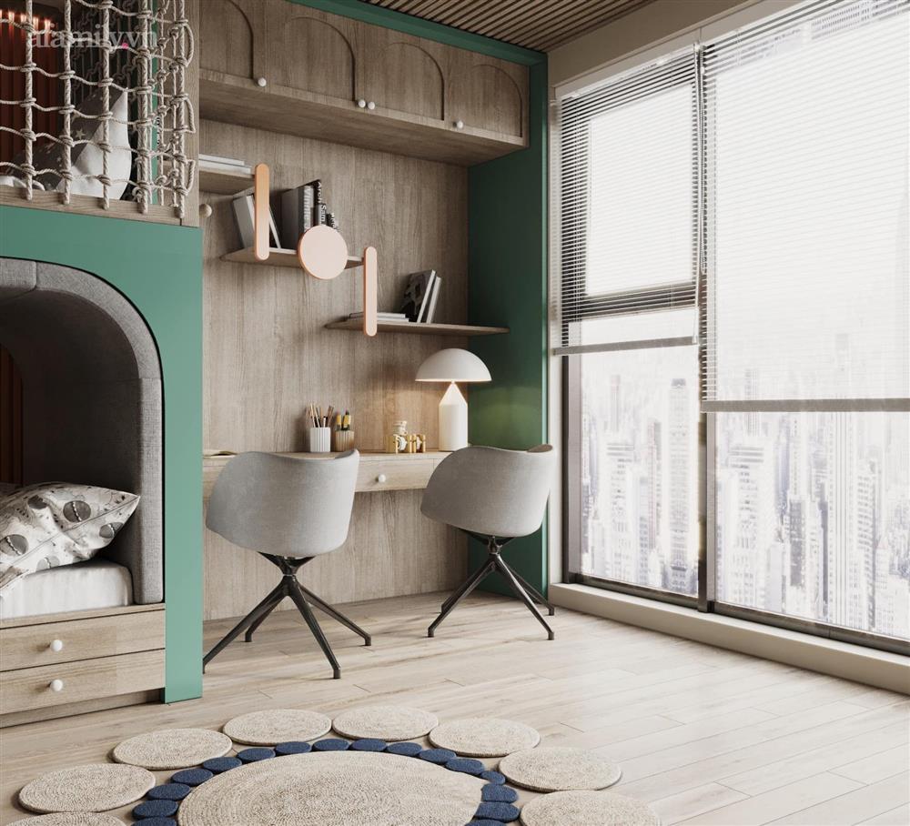 Căn hộ duplex của nữ CEO 9x ở Hà Nội: Bao trọn view sông Hồng, thiết kế luxury hiện đại tone chủ đạo nâu đen cực huyền bí-14