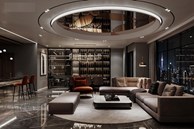 Căn hộ duplex của nữ CEO 9x ở Hà Nội: Bao trọn view sông Hồng, thiết kế luxury hiện đại tone chủ đạo nâu đen cực huyền bí