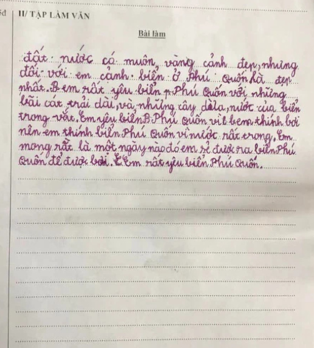 Bài Văn tả cảnh biển siêu nổi tiếng ở Việt Nam, nhưng khi search tên trên Google ai cũng hoang mang: Ủa là như nào đây?-1