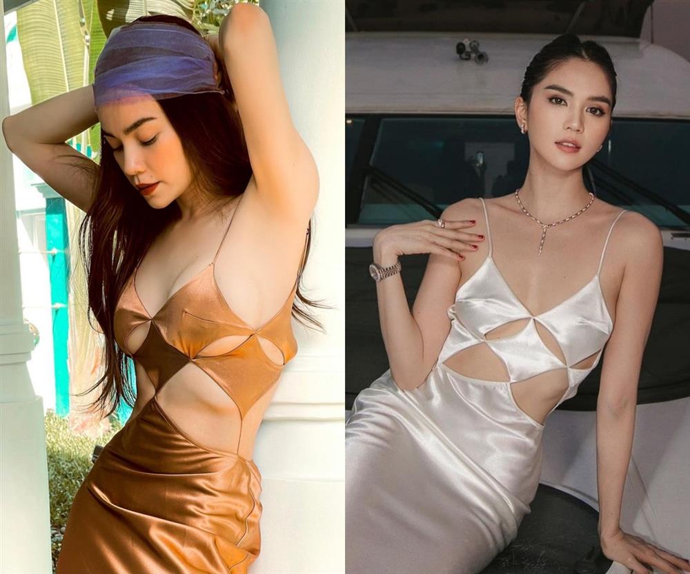 Vòng 1 của Hà Hồ đè bẹp Ngọc Trinh khi đụng hàng, không pose dáng ngả ngớn nhưng vẫn sang hơn hẳn-4