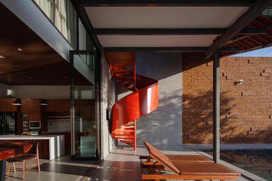 Biệt thự hiện đại 3 tầng có mái gấp độc đáo ở vùng ven Sài Gòn-14