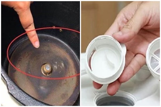 Nồi cơm điện bẩn cáu cạnh, dùng thứ nước này lau chỉ sau 5 phút nồi sạch tinh như mới