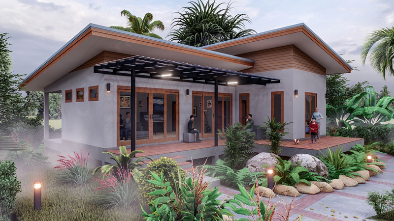 10 kiểu nhà vườn giữa thiên nhiên thanh bình,&nbsp;cho tầm nhìn đẹp và bình dị giúp vỗ về tâm hồn chủ nhân-15