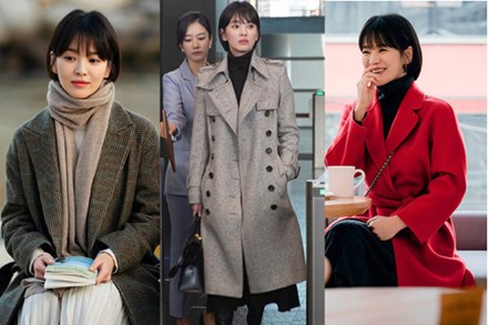 Trên phim, Song Hye Kyo diện áo khoác dáng dài đẹp không trượt set nào