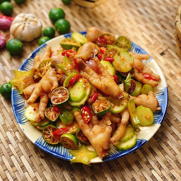 Ngày Tết làm món chân gà sốt Thái trộn cóc non mời khách, hương vị chua cay đậm đà ai cũng mê-4