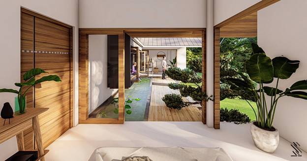 Ý tưởng thiết kế nhà đẹp 1 tầng hình chữ U đơn giản mà lôi cuốn-11