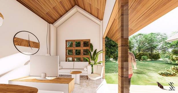 Ý tưởng thiết kế nhà đẹp 1 tầng hình chữ U đơn giản mà lôi cuốn-5