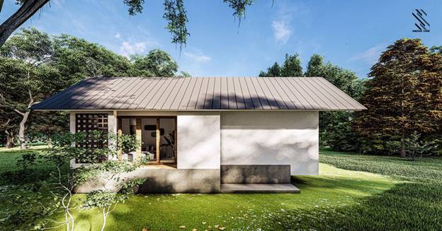 Ý tưởng thiết kế nhà đẹp 1 tầng hình chữ U đơn giản mà lôi cuốn-6