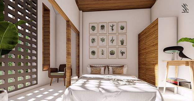 Ý tưởng thiết kế nhà đẹp 1 tầng hình chữ U đơn giản mà lôi cuốn-10