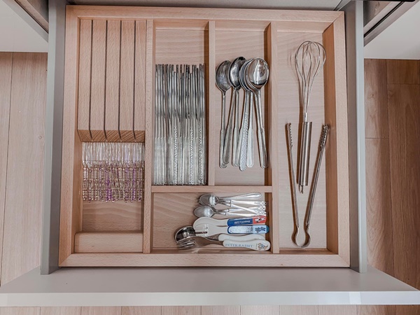 Phòng bếp màu hồng cực đẹp của gia đình ở Tây Ninh, mỏi mắt cũng không tìm được 1 điểm nào bị sến-10