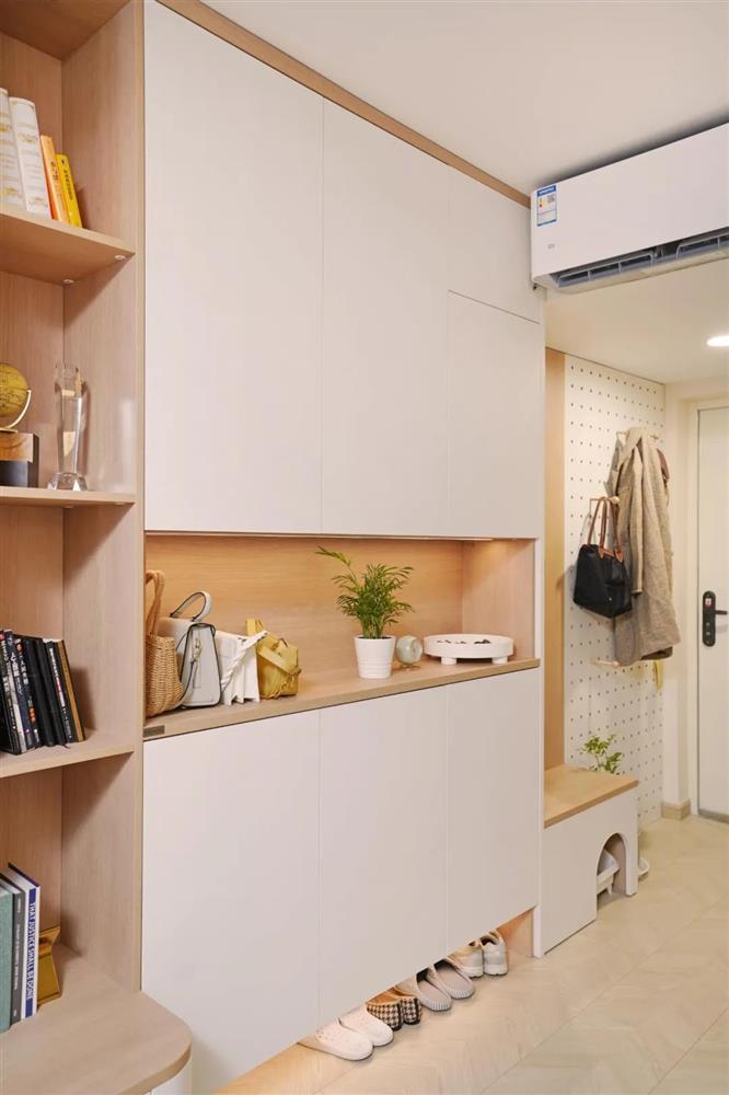 Không gian sống 32m² lột xác” thành công biến thành căn hộ kiểu mẫu theo phong cách Nhật Bản nhẹ nhàng, ấm cúng-5