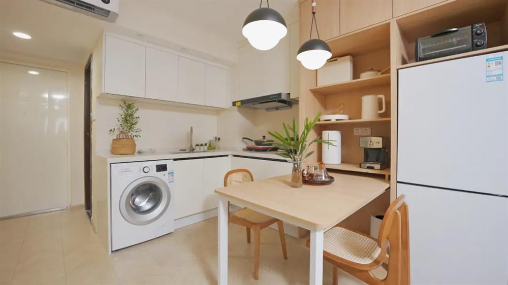 Không gian sống 32m² lột xác” thành công biến thành căn hộ kiểu mẫu theo phong cách Nhật Bản nhẹ nhàng, ấm cúng-11