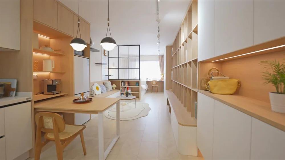 Không gian sống 32m² lột xác” thành công biến thành căn hộ kiểu mẫu theo phong cách Nhật Bản nhẹ nhàng, ấm cúng-12