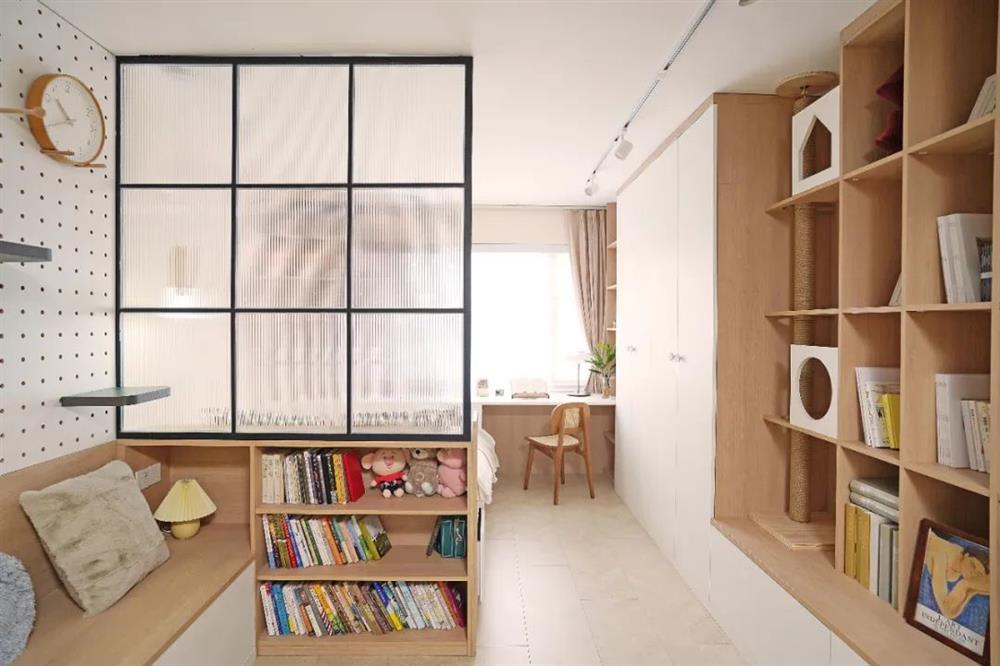 Không gian sống 32m² lột xác” thành công biến thành căn hộ kiểu mẫu theo phong cách Nhật Bản nhẹ nhàng, ấm cúng-14