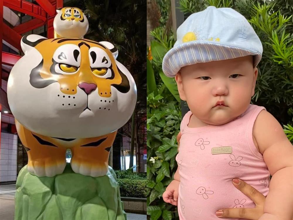 Cười mệt trước màn hoá thân của con trai Trà My Idol thành tượng bé Hổ, fan chắc nịch giống nhau như 2 giọt nước-5