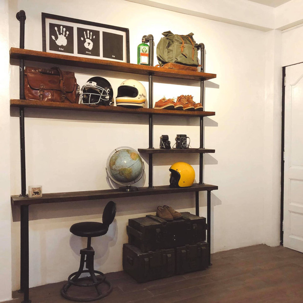 Ông bố cải tạo nhà kho cũ để làm quà sinh nhật tặng con trai, nhà không bản vẽ thiết kế nhưng nghệ chẳng kém quán cà phê-11