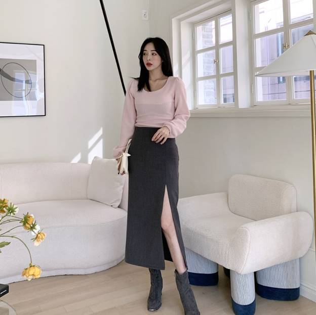 3 kiểu chân váy cho nàng nấm lùn: Diện Tết cực chuẩn, chân được kéo dài miên man-10