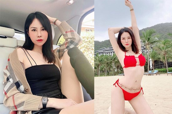 Con dâu tỷ phú Hoàng Kiều khoe body xịn xò với bikini, nhìn vậy ai mà đoán được đã 39 tuổi cũng tài