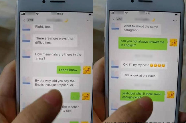 Đề phòng mẹ đọc trộm tin nhắn, con gái lớp 6 đánh đố bằng cách nói chuyện với bạn hoàn toàn bằng tiếng Anh-1