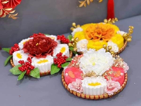 Oản ngọc dâng lễ mẫu mã đa dạng, giá tiền cũng nhiều mức phù hợp với kinh tế của nhiều gia đình khác nhau-1