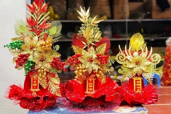 Oản ngọc dâng lễ mẫu mã đa dạng, giá tiền cũng nhiều mức phù hợp với kinh tế của nhiều gia đình khác nhau